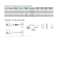 SR6-022 NUMATICS/AVENTICS CYLINDER SWITCH REED, 5-120AC/DC, LED, M8 QUICK DISC.